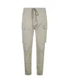 Rick Owens Drawstring Casual Pants In Nude