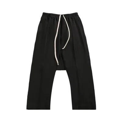 Pre-owned Rick Owens Drawstring Cropped Pants 'black' | Women's Size 42