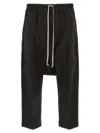 Rick Owens Drop-crotch Trousers In Gray