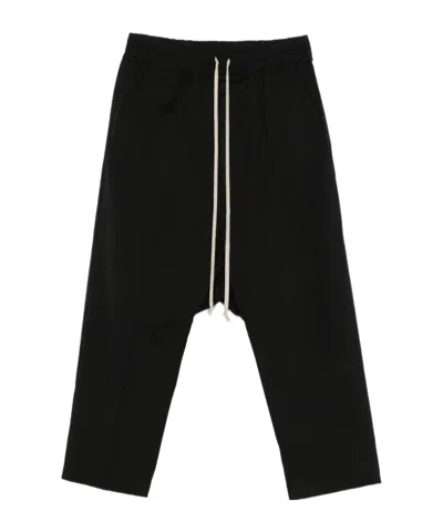 Rick Owens Drawstring Cropped Trousers