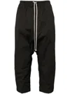 RICK OWENS DRAWSTRING CROPPED TROUSERS