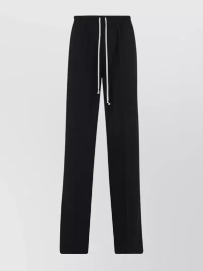 Rick Owens Drawstring Dietrich Pants Elastic Waistband In Black