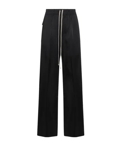 RICK OWENS RICK OWENS DRAWSTRING WIDE-LEG TROUSERS