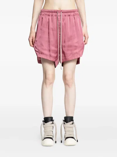 RICK OWENS DRAWSTRING-FASTENING SHORTS