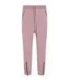 Rick Owens Pink Cotton Track Trousers For Men In Ss24 In Nude