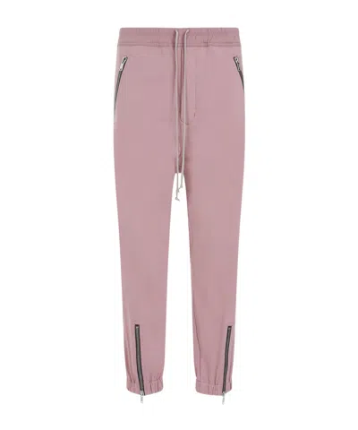 Rick Owens Drawstring-fastening Track Pants In Nude