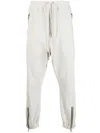 Rick Owens Drawstring-fastening Waist Trousers In Neutrals