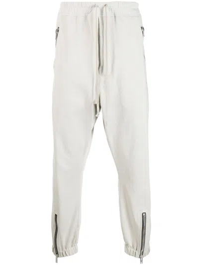 Rick Owens Drawstring-fastening Waist Trousers In Neutrals