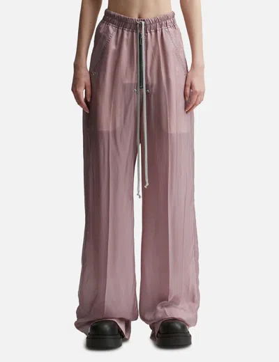 Rick Owens Geth Belas 半透明长裤 In Pink