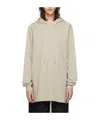 Rick Owens Drawstring Hoodie In Nude