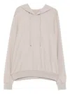 Rick Owens Long Sleeve Sweatshirt In Neutral