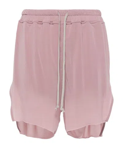 RICK OWENS DRAWSTRING JERSEY SHORTS