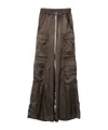 Rick Owens Drawstring Overalls In Brown