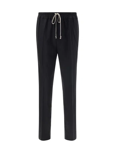 Rick Owens Drawstring Pants In Black