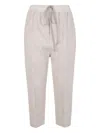 Rick Owens Drawstring Pocket Trousers In Neutral