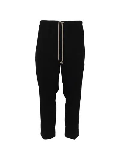 Pre-owned Rick Owens Drawstring Pocket Trousers In Black