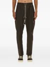 Rick Owens Drawstring Pocket Trousers In Green