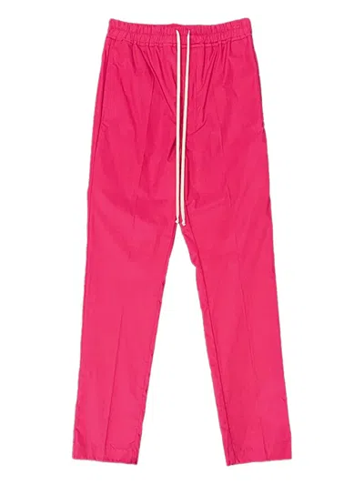Rick Owens Drawstring Pocket Trousers In Pink