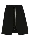 Rick Owens Drawstring Pods Shorts In Black