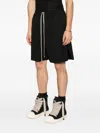 Rick Owens Straight-leg Stretch-cotton Poplin Drawstring Shorts