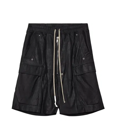 Rick Owens Drawstring Shorts In Black