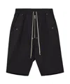 Rick Owens Drawstring Shorts In Black