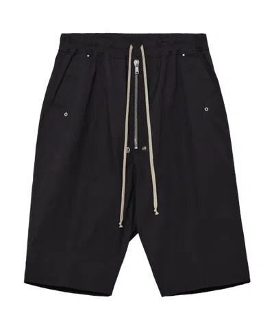 Rick Owens Drawstring Shorts In Black