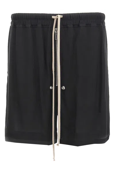 Rick Owens Drawstring Shorts In Black