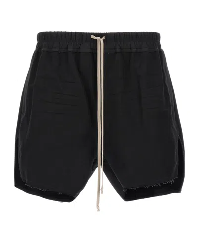 Rick Owens Drawstring Shorts In Black
