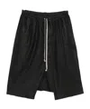 Rick Owens Drawstring Shorts In Black
