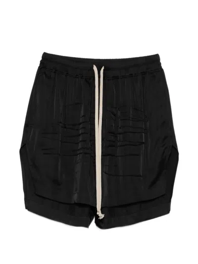 Rick Owens Drawstring Shorts In Black
