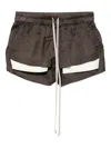 Rick Owens Drawstring Shorts In Brown