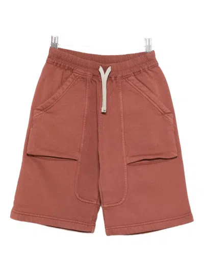 Rick Owens Drawstring Shorts In Brown