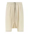 Rick Owens Drawstring Shorts In Nude