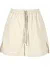 Rick Owens Drawstring Shorts In White