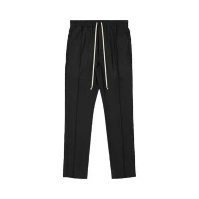 Pre-owned Rick Owens Drawstring Slim Long Pants 'black' | Men's Size 52