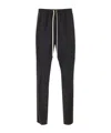 Rick Owens Organic Cotton Track Pants - Men's - Organic Cotton/elastane In Black