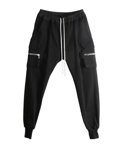 Rick Owens Drawstring Sweatpants In Black
