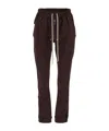 Rick Owens Drawstring Sweatpants In Mahogany