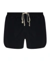 Rick Owens Black Hollywood Bela Boxer Shorts In Black