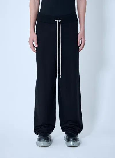 Rick Owens Drawstring Track Pants In Black