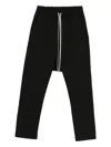 Rick Owens Drawstring Trousers In Black