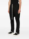 Rick Owens Relaxed Fit Trousers With Drawstring And Drop-crotch