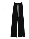 Rick Owens Drawstring Trousers In Black