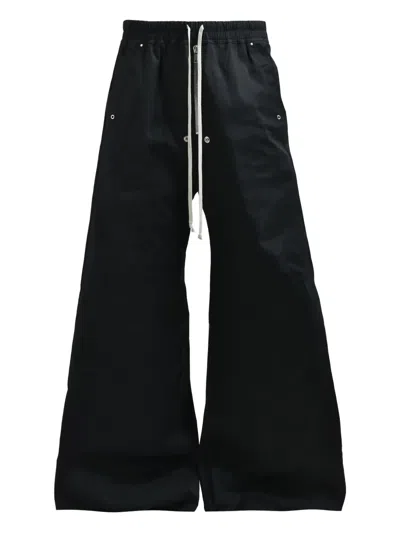 Rick Owens Drawstring Trousers In Black