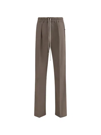 Rick Owens Dietrich Drawstring Pants In Brown