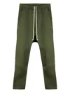 Rick Owens Drawstring Trousers In Green