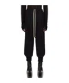 Rick Owens Drawstring Waist-edge Casual Pants In Black