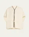 Rick Owens Drawstring Waist Sail Jacket In Dinge