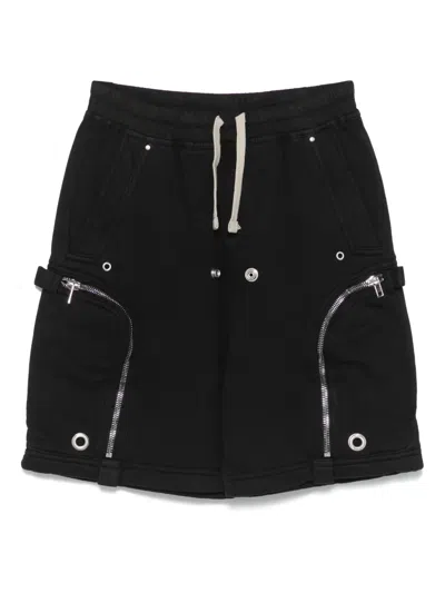 Rick Owens Kids' Drawstring-waist Shorts In Black